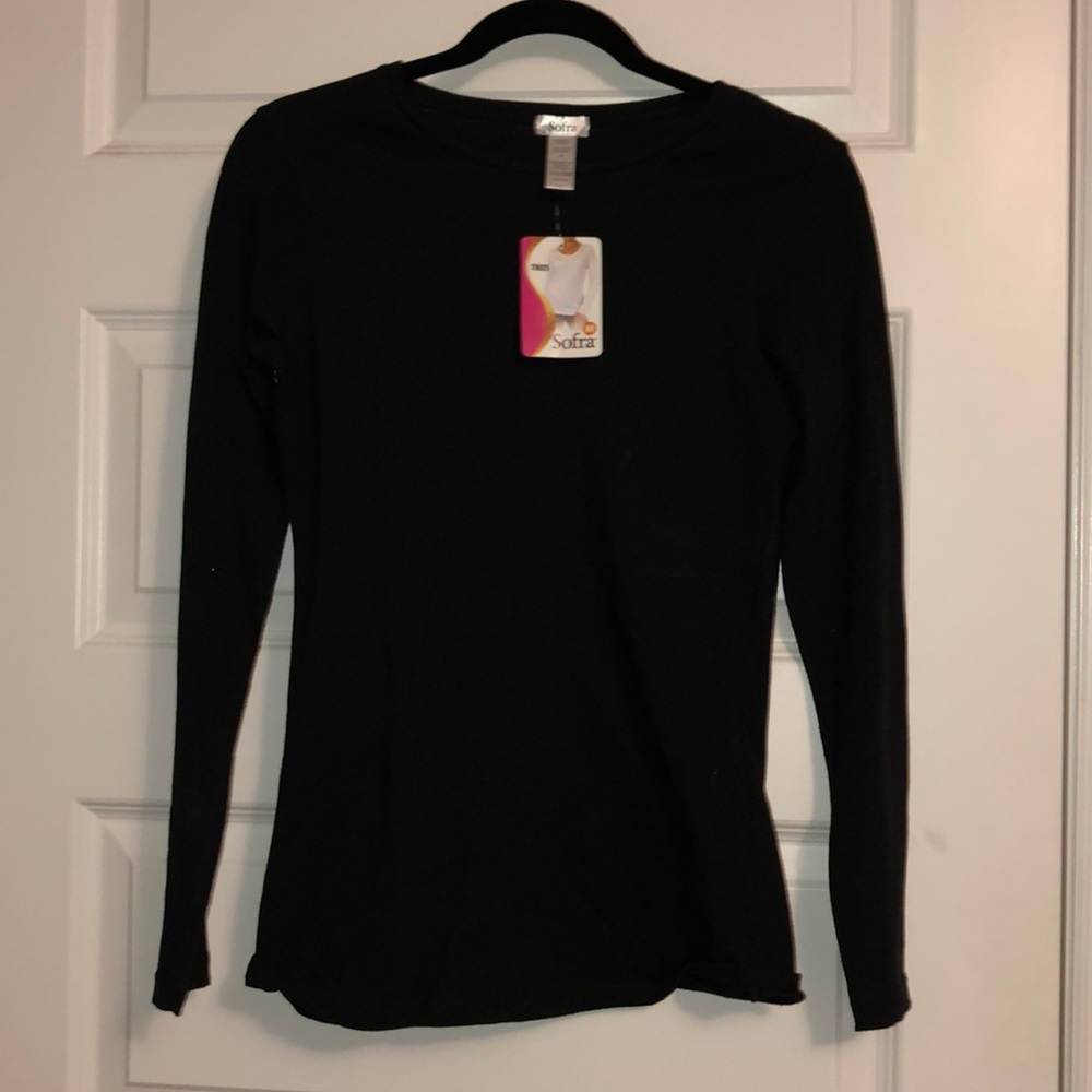 NEW Black Long-Sleeve Tee